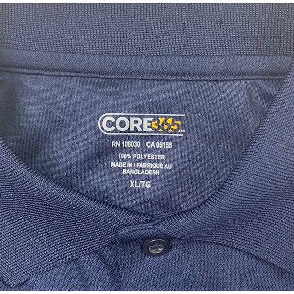 **NWT**  CORE365 Men's Polo Shirt  -  Size XL - Picture 6 of 6